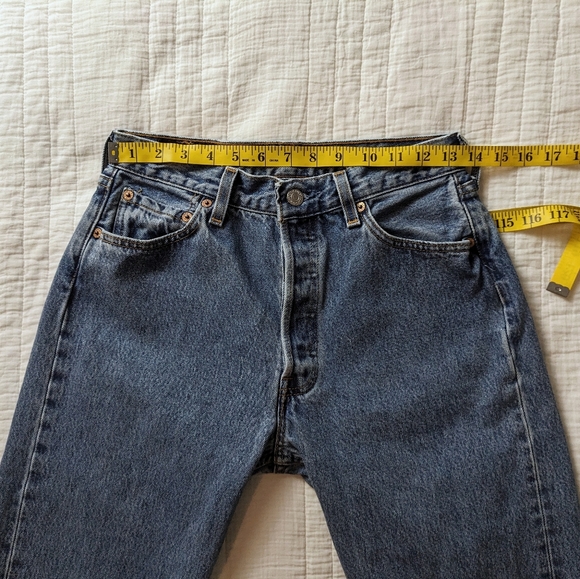 Levi's 501 Vintage Straight Leg Jeans 90s - Picture 5 of 16